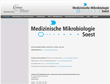 Tablet Screenshot of mikrobiologie-soest.de